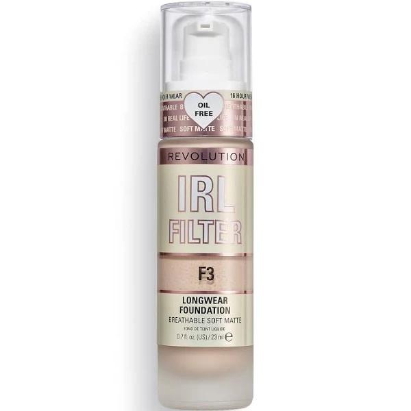 Makeup Revolution IRL Filter Longwear Foundation - F3 23ml