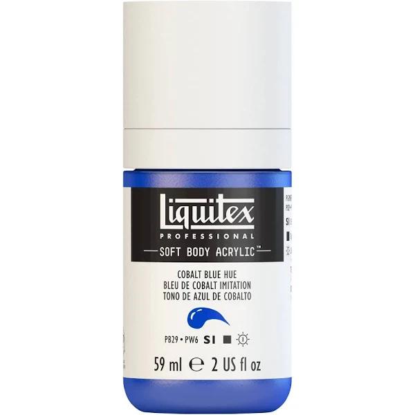 Liquitex Soft Body Acrylic Paints 59ml Cobalt Blue Hue 381 (S1)