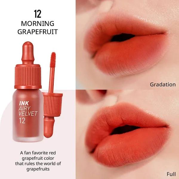 Peripera Ink Airy Velvet (0.14 fl oz, 12 Morning Grapefruit)