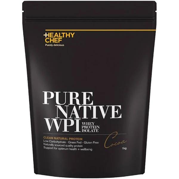 The Healthy Chef Pure Native WPI (Whey Protein Isolate) Cocoa 1kg