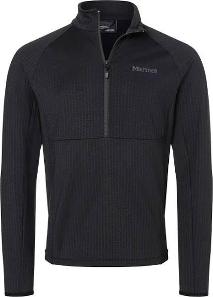 Marmot Leconte Half Zip Fleece Black L Man M12648-001-L