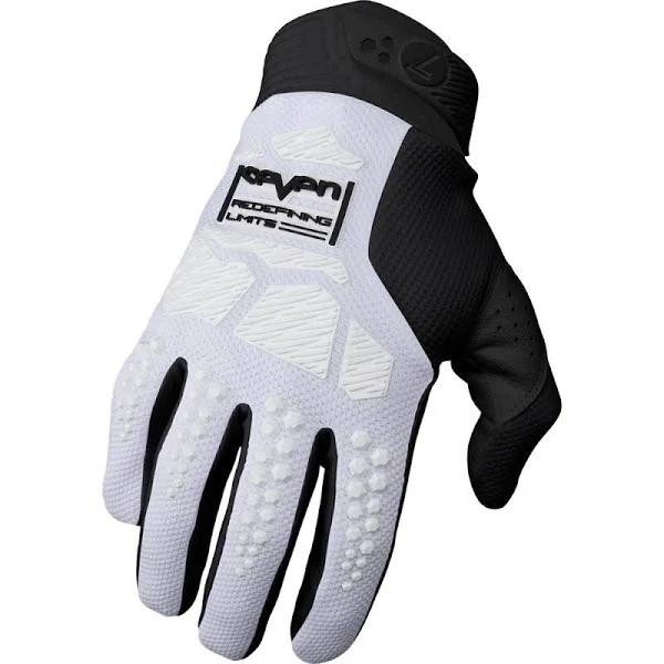 Seven Rival Ascent MX Gloves White-Black L