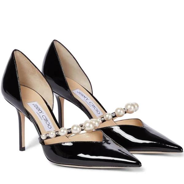 Jimmy Choo Aurelie 85 Patent Leather Pumps - Multi - 42