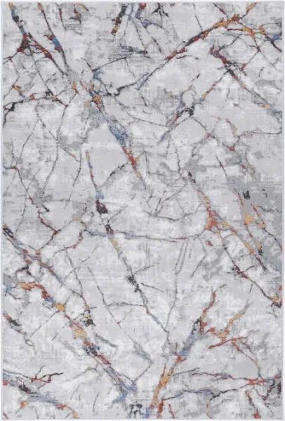 Isaiah Grey Multi Marble Rug, 290X200CM