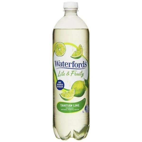 Waterford's Tahitian Lime Lite & Fruity Sparkling Mineral Water 1L