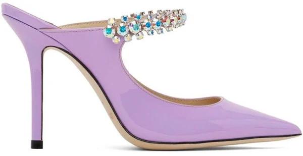 Jimmy Choo Bing 100 Mules - Purple - 36,5