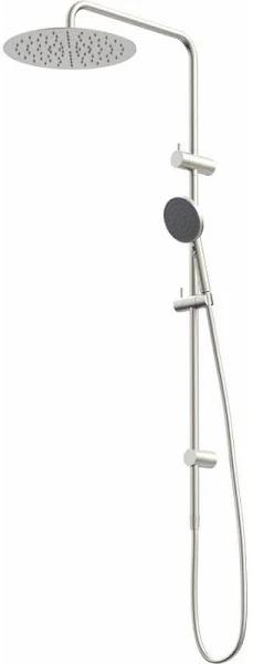 Caroma Urbane II Rail Shower With 300mm Overhead - Brushed Nickel