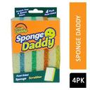 Scrub Daddy Sponge Daddy Dual Sided Sponge & Scrubber x 4 SDSD