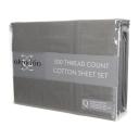 Algodon 300TC Cotton Sheet Set - White King