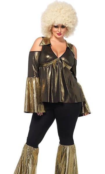 Disco Diva Womens Plus Size Costume / 3X-4X