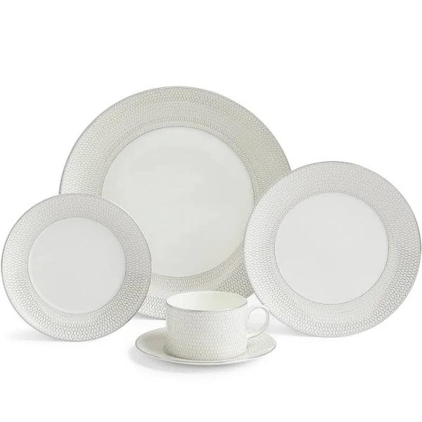 Wedgwood Gio Platinum Dinner Set 5 Piece