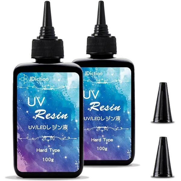 UV Resin 2 Pcs Upgrade Ultraviolet Epoxy Resin Non-toxic Crystal Clear Hard For