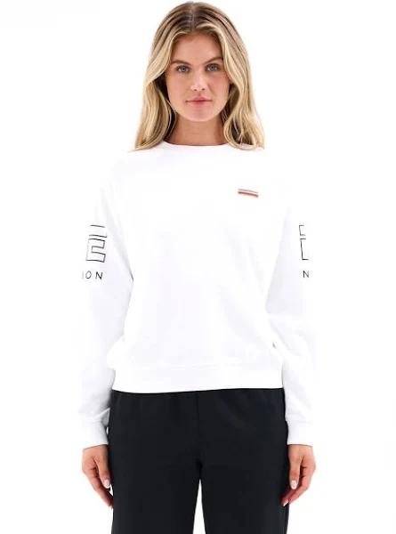 P.E. Nation Womens Moneyball Sweatshirt White L