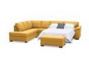 Rumpus - Fabric Corner Suite Left-Hand Facing Chaise with Sofa Bed by Amart Furniture