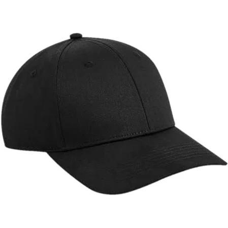 Beechfield Urbanwear 6 Panel Snapback Cap Black One Size Polyester Cotton Snapback Cap