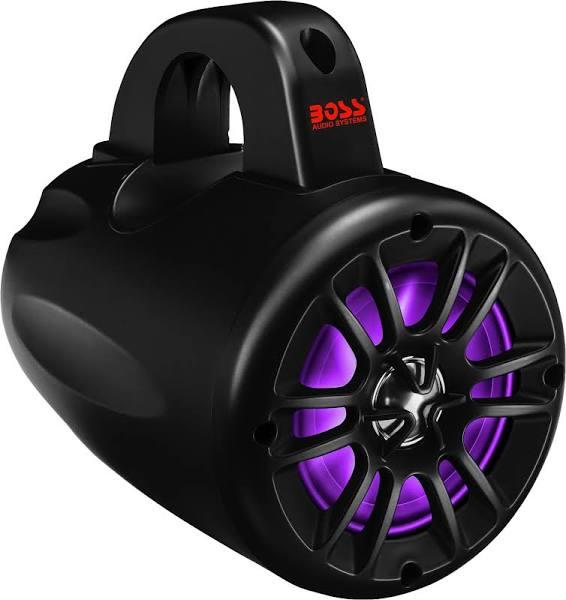 Boss Audio B40RGB 4" 500w Marine Boat Amplified Bluetooth RGB Speakers