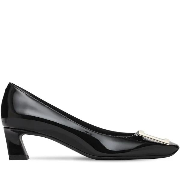 Roger Vivier | Women 45mm Trompette Patent Leather Pumps Black 40