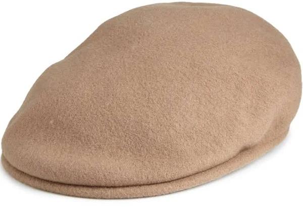 Kangol 504 Wool Flat Cap - Camel