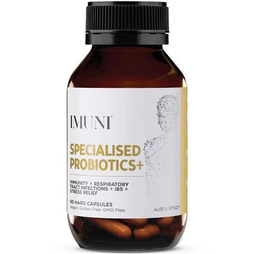 IMUNI Specialised Probiotics+ (60 Capsules)