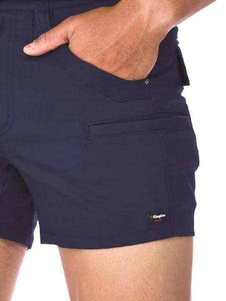 KingGee Workwear - Tradies Utility Short Short - Navy - 92R