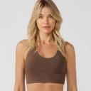 Lorna Jane Womens Lotus Longline Sports Bra Chocolate XL