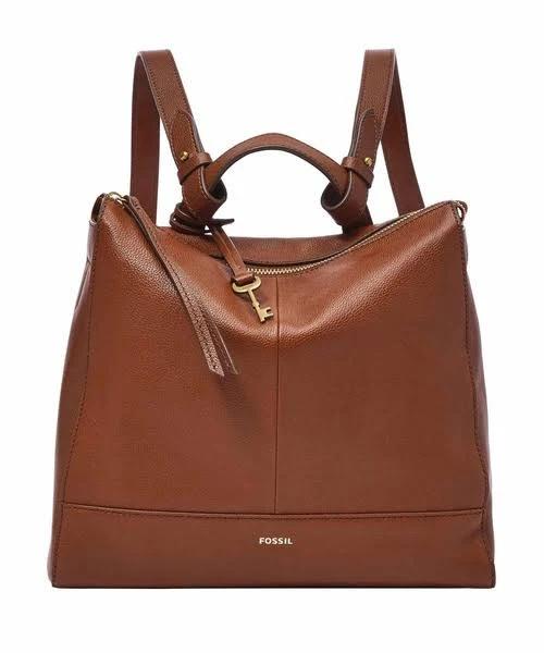 Fossil Outlet Women's Elina Convertible Small Backpack - Brown - SHB2979210