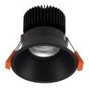 Deep IP40 Dimmable LED Downlight, 13W, CCT, Black