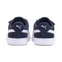 Smash V2 Suede Sneakers - Kids 4-8 Years in Peacoat/White, Size 12, Textile by Puma