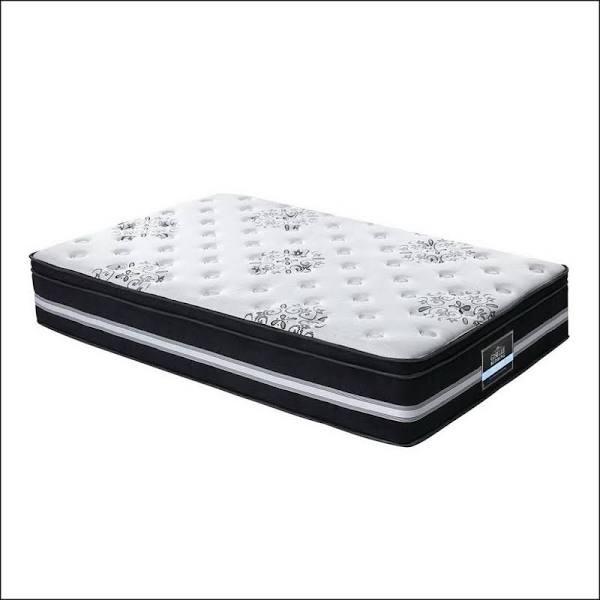 Giselle Bedding King Single Size Cool Gel Memory Foam Mattress - Euro Top Pocket Spring 34cm