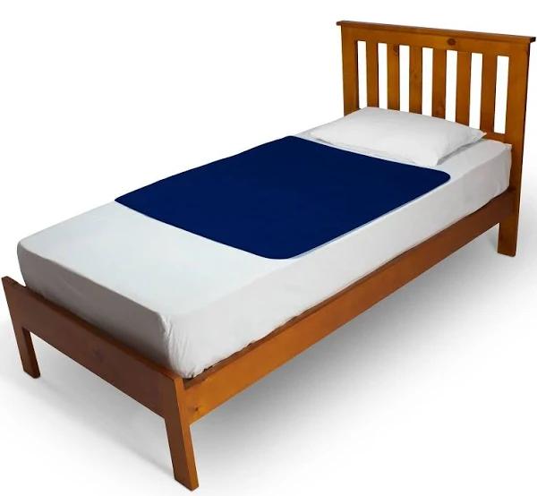 Brolly Sheets Bed Pad Without Wings (Navy)