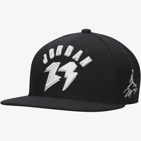 Jordan Flight MVP Pro Cap Adjustable Structured Hat - Black - 50% Sustainable Blends