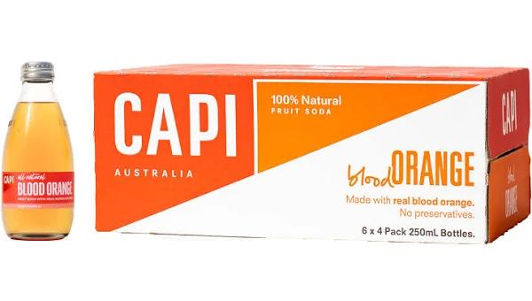 Capi Blood Orange Fruit Soda 250mL x 24