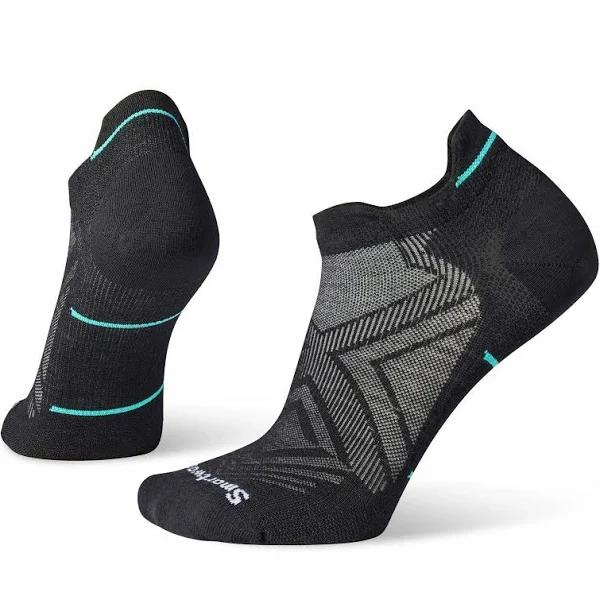 Smartwool Run Zero Cushion Low Ankle Socks - Womens Black / Medium