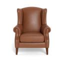 Classic Wing Leather Armchair Nutmeg by Freedom