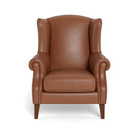 Classic Wing Leather Armchair Nutmeg by Freedom