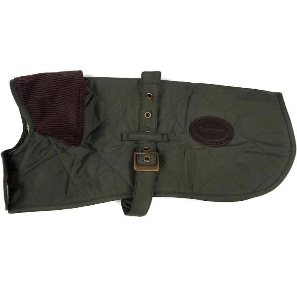 Barbour Quilted Dog Coat - Olive - M