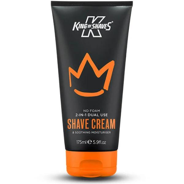 King of Shave 2 in 1 Duel Use Shave Cream & Moisturiser 175ml