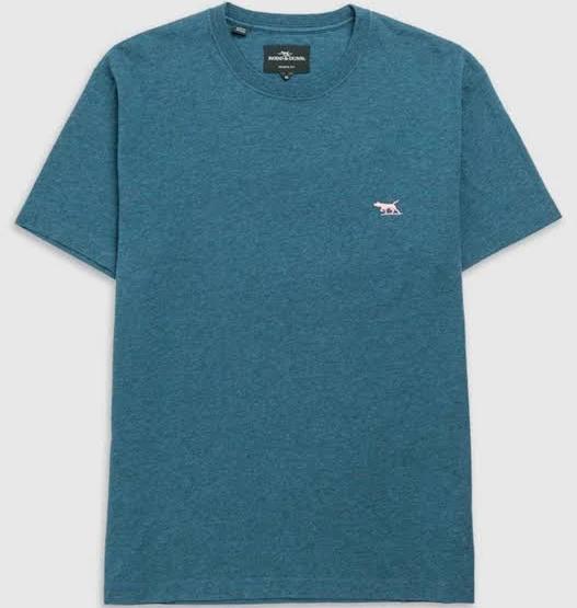 Rodd & Gunn The Gunn T-Shirt - in Dark Cyan, Size S