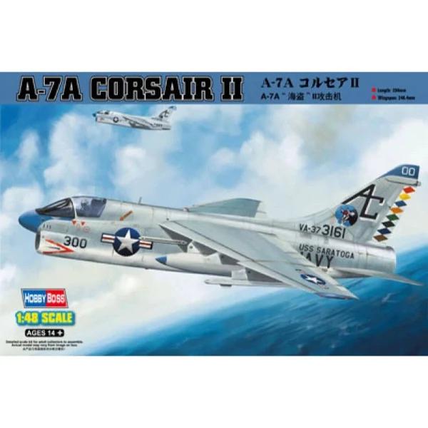 Hobbyboss 1/48 A-7A Corsair II Plastic Model Kit [80342]