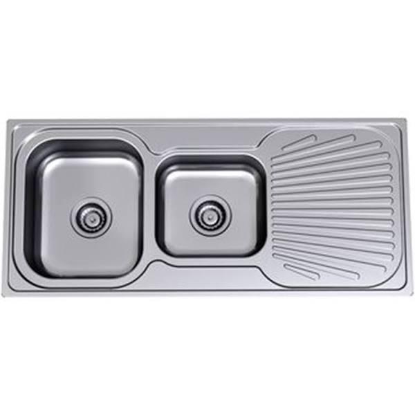 Clark Vital 1.75 End Bowl Sink 1 Tap Hole, Left Hand Bowl