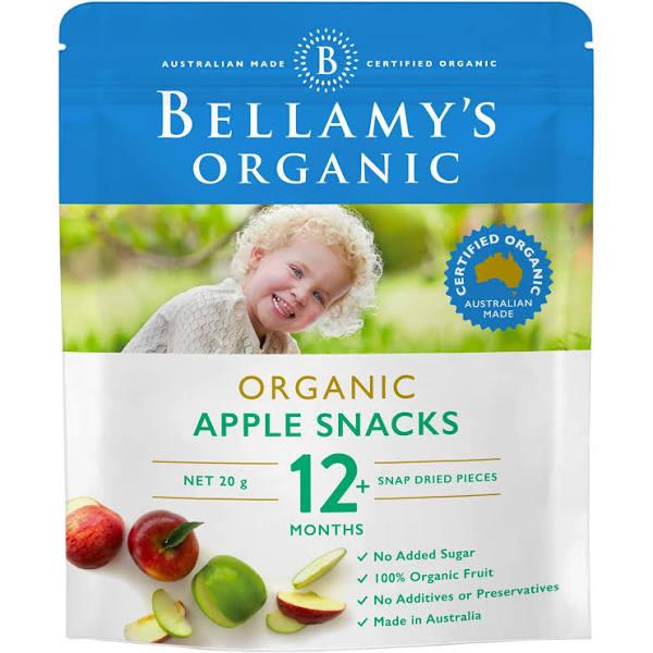 Bellamy's Organic Apple Snacks 20g