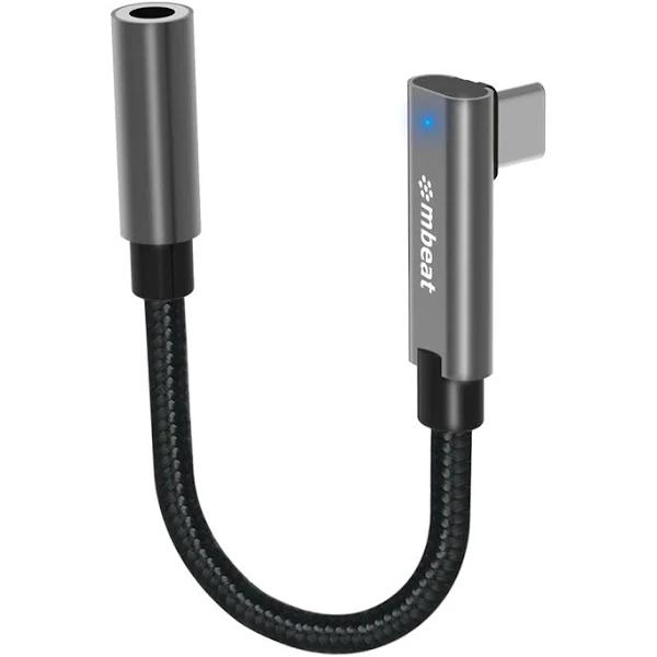 mbeat Elite USB-C to 3.5mm Audio Adapter - Space Grey