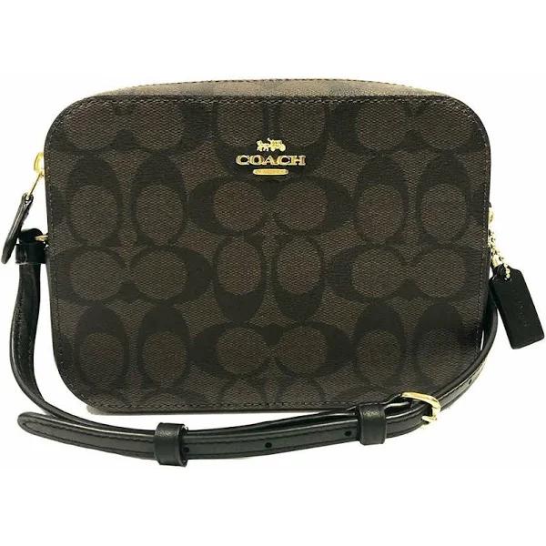 Coach Signature Mini Camera Bag (IM/Brown/Black)