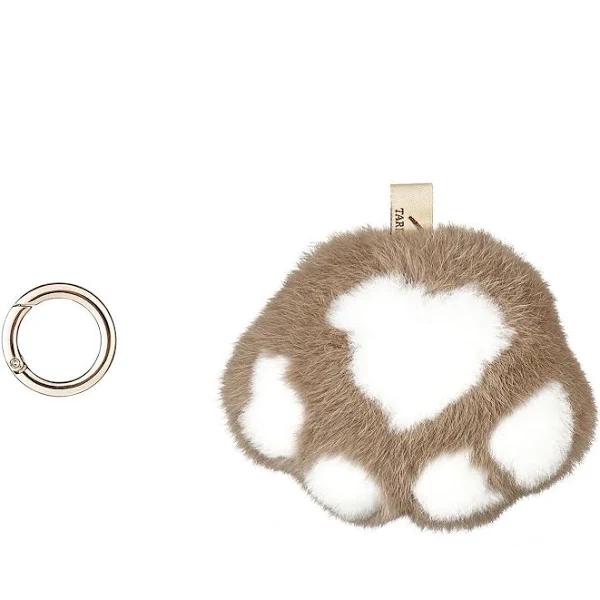 Fluffy Cat Paw Keyring