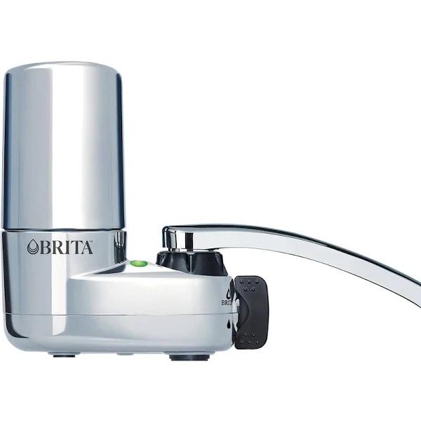 Brita Basic Faucet Water Filter System, Chrome, 1 Count