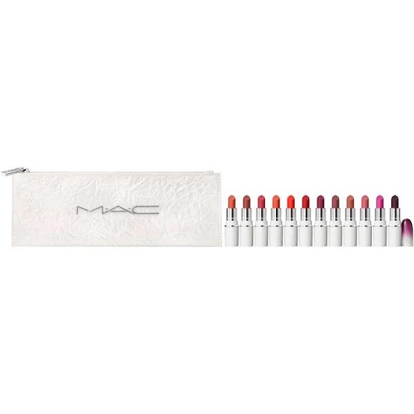 M.A.C Lips by The Dozen Mini Powder Kiss Lipstick Set