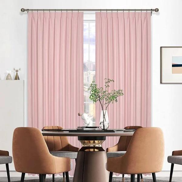 Meath Room Darkening Pinch Pleat Curtain