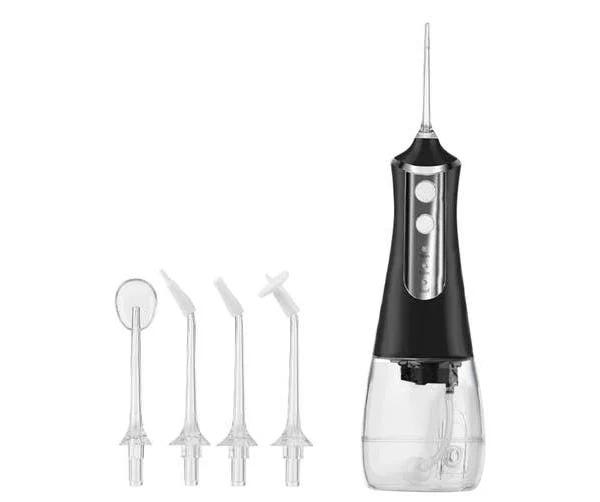 Portable Oral Irrigator Water Flosser Teeth Cleaner for Teeth Cleaning Cordless Electric Flosser Portable Travel Rechargeable 3-modes IPX6 Waterproof