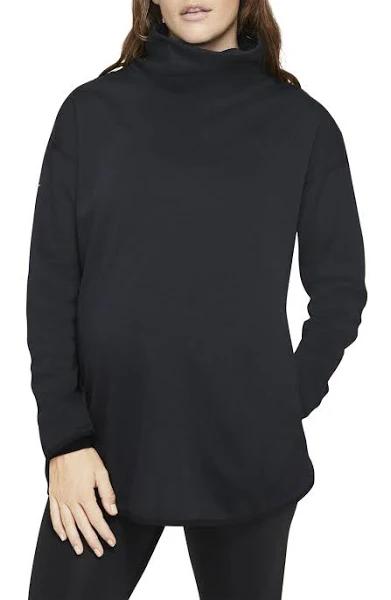 Nike (M) Women's Pullover (Maternity) - Black - 50% Recycled Polyester