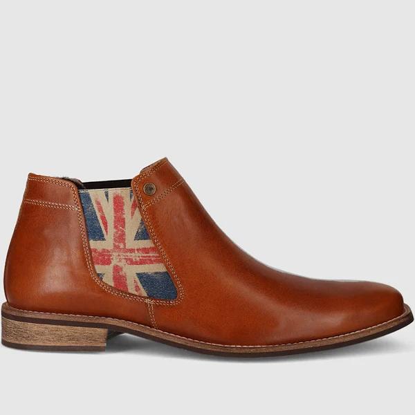 Drake Cognac UK - Mens Chelsea Boots - Wild Rhino Shoes 46 / Cognac UK